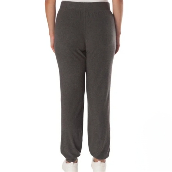 LAZYPANTS Women’s Hacci Knit Joggers 2-pack Grey Size Medium Casual Pants - Picture 5 of 15